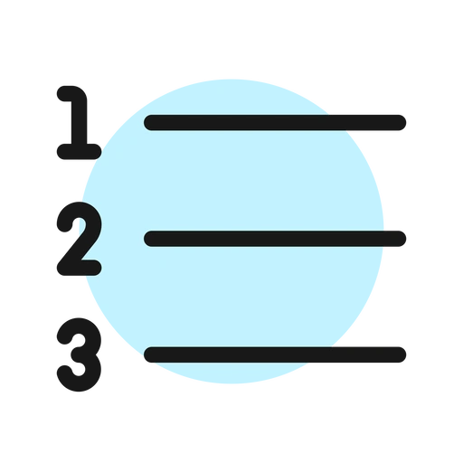 فهرست شماره گذاری شده