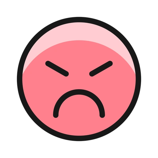 چهره عصبانی