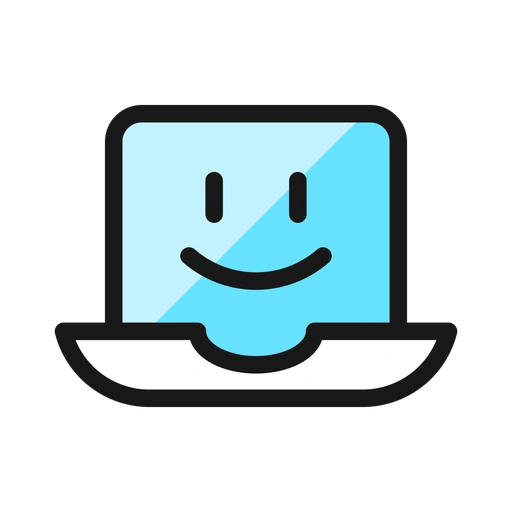 لپ تاپ خندان