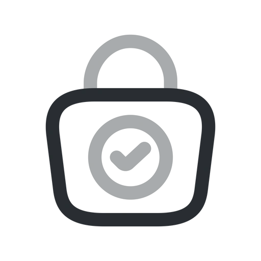 دانلود آیکون سبد خرید تایید شده