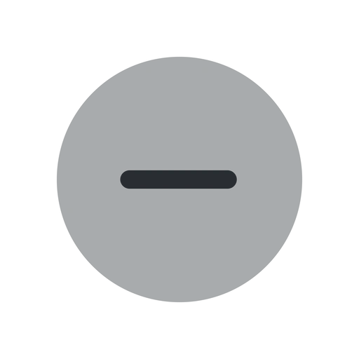 دانلود آیکون منفی دایره