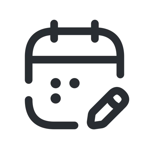دانلود آیکون ویرایش تقویم