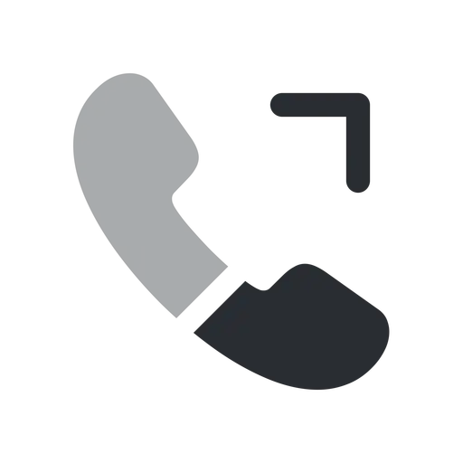 دانلود آیکون تماس خروجی