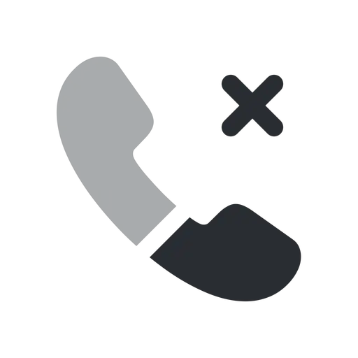 دانلود آیکون حذف تماس