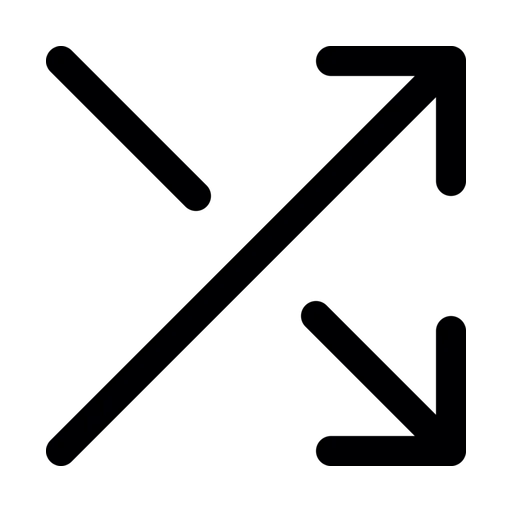 دانلود آیکون پیکان متقاطع