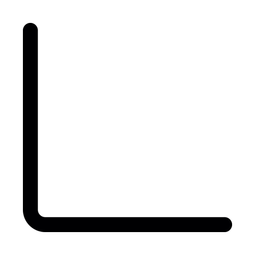 دانلود آیکون پیکان گوشه پایین چپ