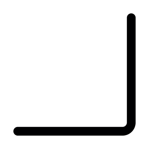 دانلود آیکون پیکان پایین راست