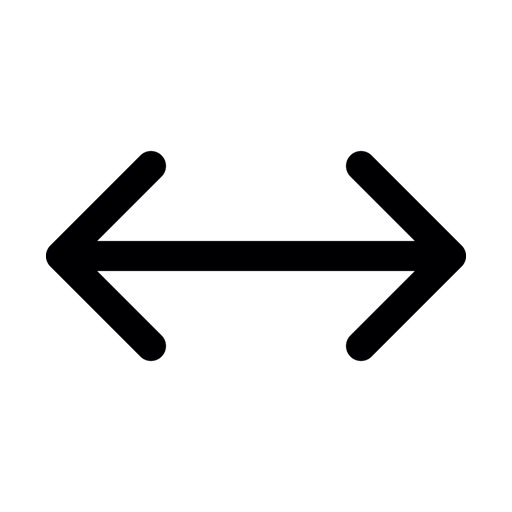 دانلود آیکون پیکان افقی
