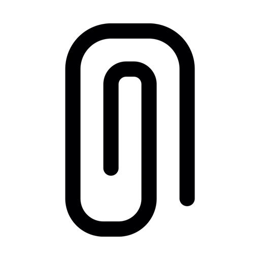 دانلود آیکون گیره کاغذ پیوست