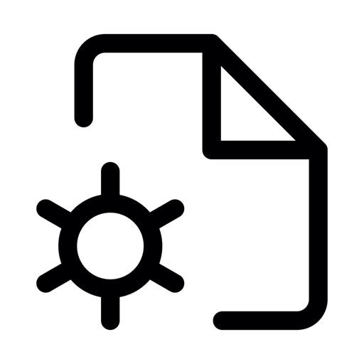 دانلود آیکون تنظیمات فایل