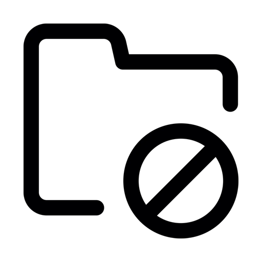 دانلود آیکون پوشه مسدود