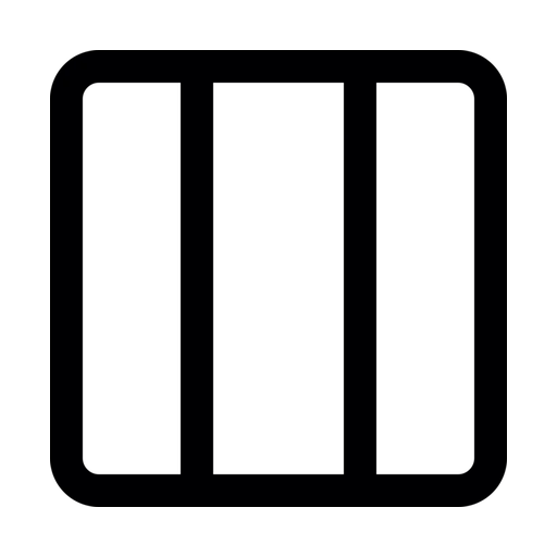 دانلود آیکون چیدمان سه ستونه