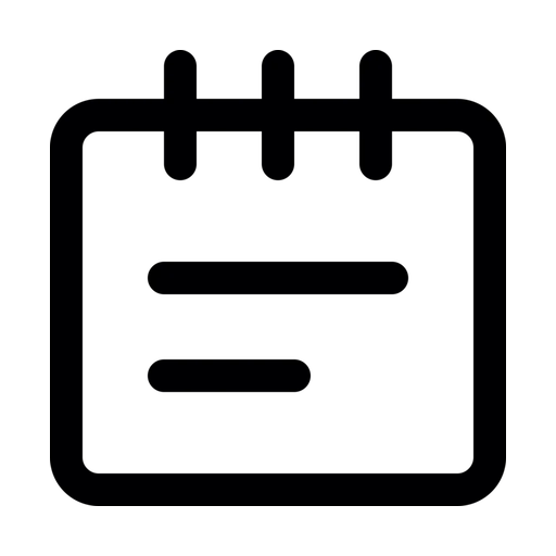 دانلود آیکون دفترچه یادداشت