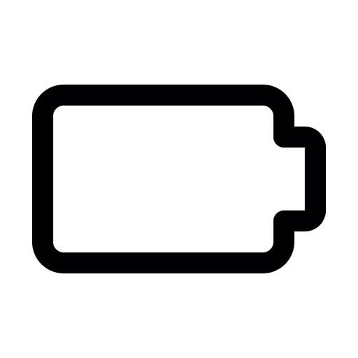 دانلود آیکون باتری خالی