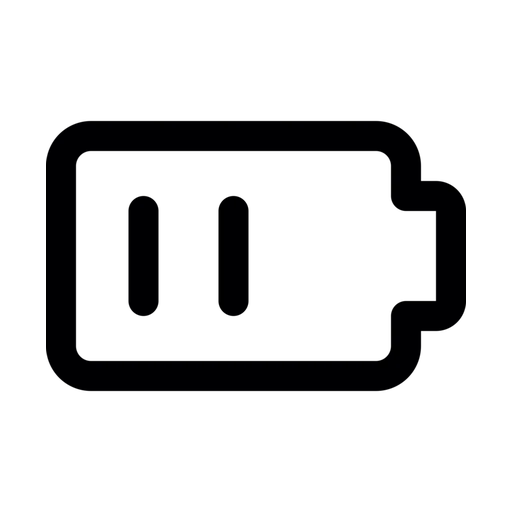 دانلود آیکون باتری نیمه پر