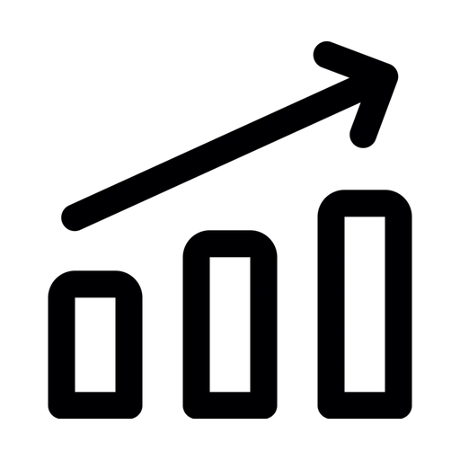 دانلود آیکون نمودار رشد