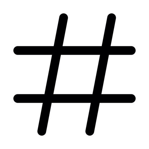 دانلود آیکون هشتگ