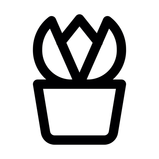 دانلود آیکون گلدان گیاه