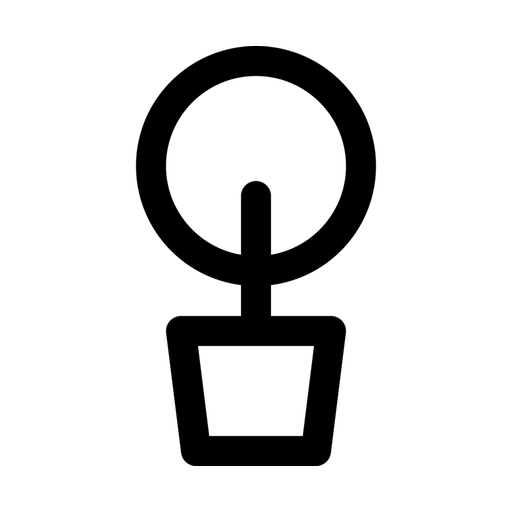 دانلود آیکون درخت در گلدان