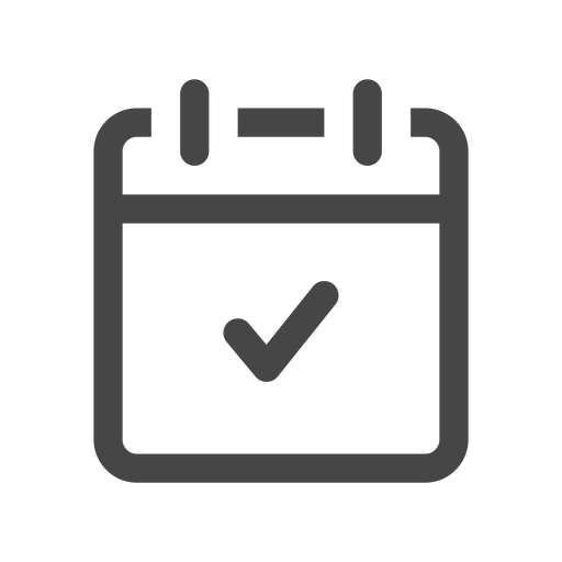 دانلود آیکون تقویم تایید شده