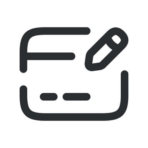 دانلود آیکون ویرایش کارت بانکی