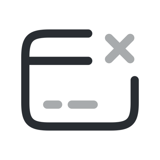 دانلود آیکون حذف کارت بانکی