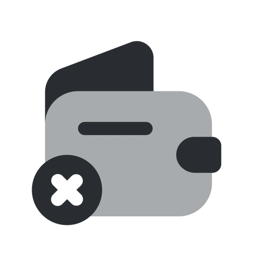 دانلود آیکون حذف کیف پول