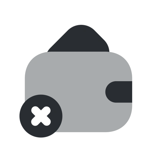 دانلود آیکون حذف کیف پول