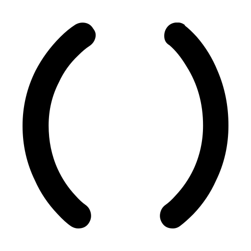 دانلود آیکون پرانتز