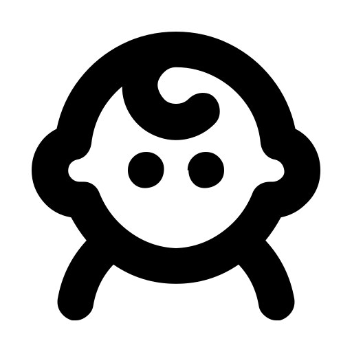 دانلود آیکون سر کودک