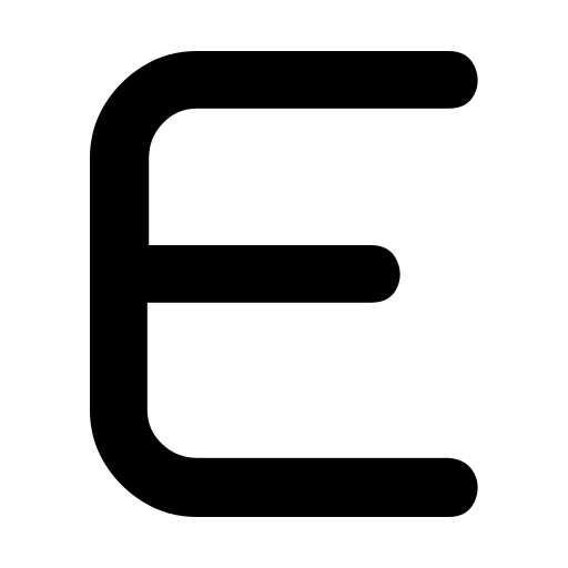 دانلود آیکون حرف e