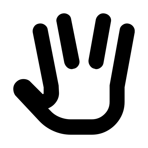 دانلود آیکون دست اسپاک