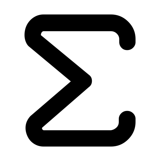 دانلود آیکون نماد سیگما