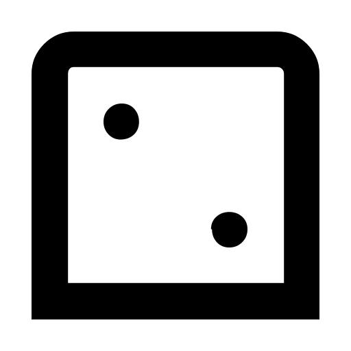 دانلود آیکون تاس عدد ۲