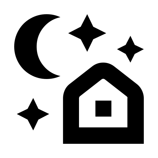 دانلود آیکون خانه در شب