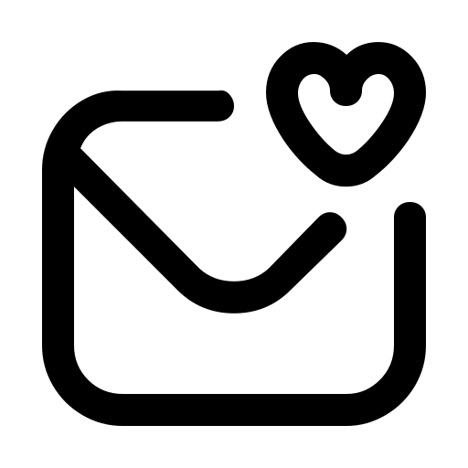 دانلود آیکون نامه عاشقانه