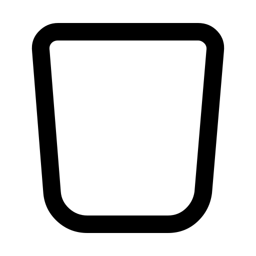 دانلود آیکون لیوان خالی