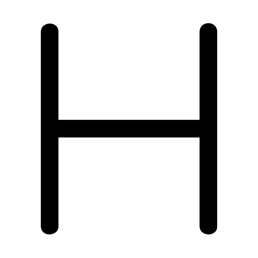 دانلود آیکون حرف h