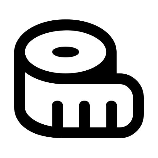 دانلود آیکون متر اندازه