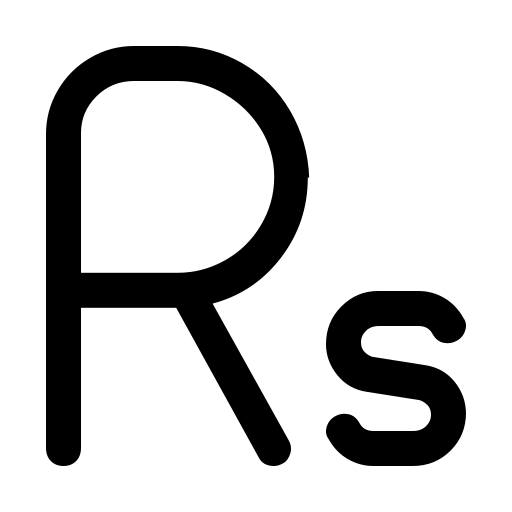 دانلود آیکون نماد روپیه