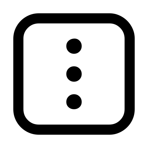دانلود آیکون مربع سه نقطه عمودی