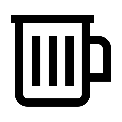 دانلود آیکون لیوان خالی