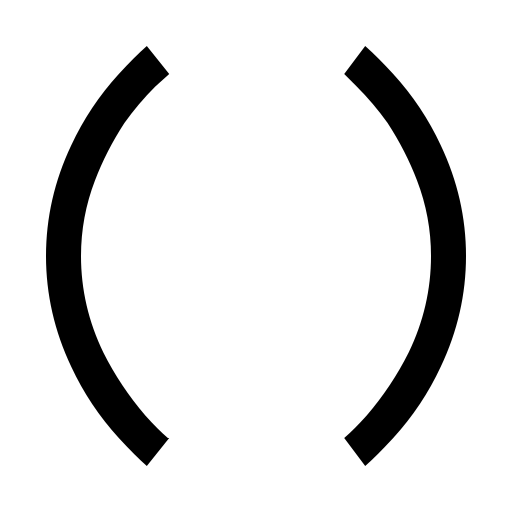 دانلود آیکون پرانتز