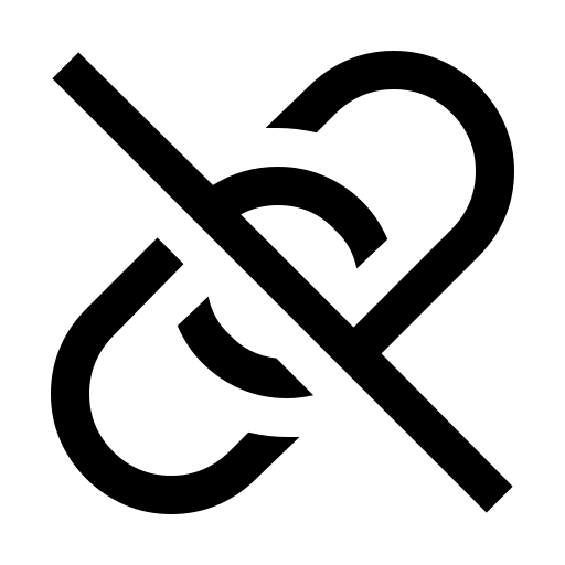 دانلود آیکون لغو پیوند