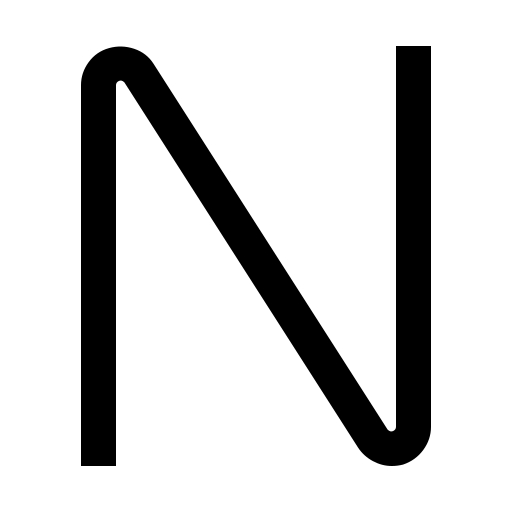 دانلود آیکون حرف n
