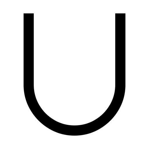دانلود آیکون حرف U