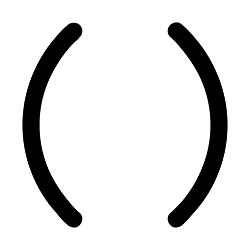 دانلود آیکون پرانتز