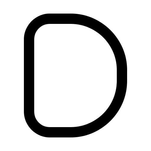 دانلود آیکون حرف د