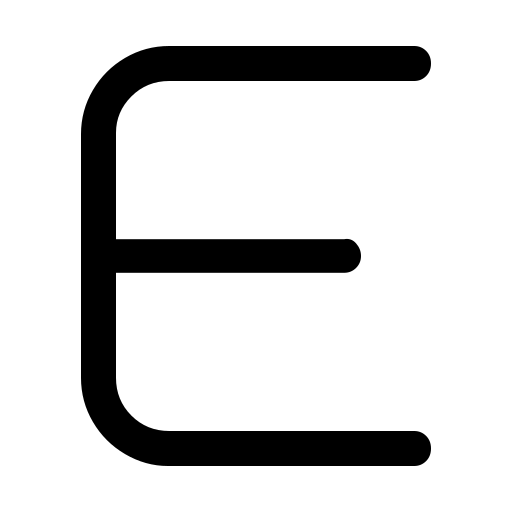 دانلود آیکون حرف e