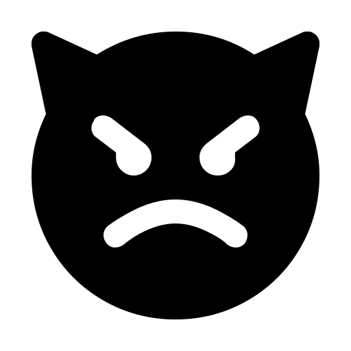 دانلود آیکون چهره عصبانی